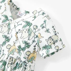 Baby Girl Clothes Floral Print Jumpsuit 12-18 months Easter bunny 🐰 EUC!